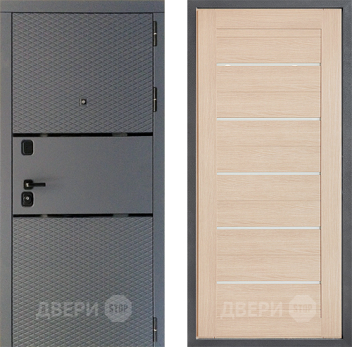 Дверь Дверной континент Диамант Дизайн ФЛ-46 Капучино в Клине