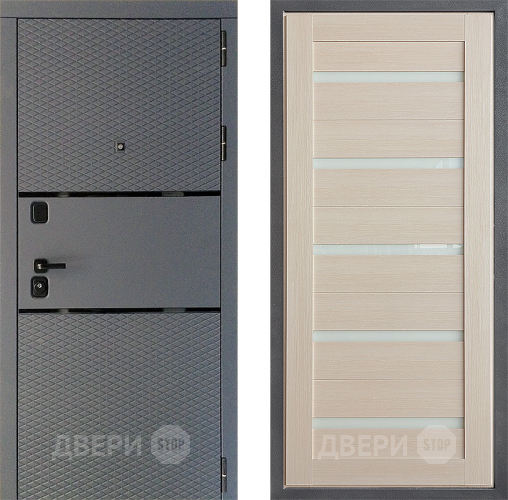 Входная металлическая Дверь Дверной континент Диамант Дизайн ФЛ-47 Капучино в Клине