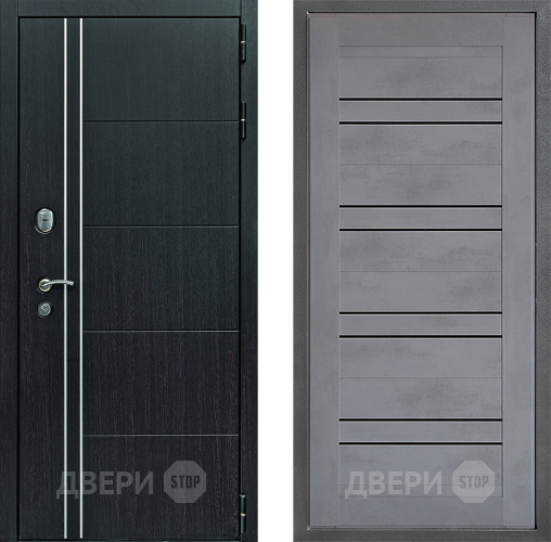 Дверь Дверной континент Теплолюкс Дизайн ФЛ-49 Бетон серый в Клине