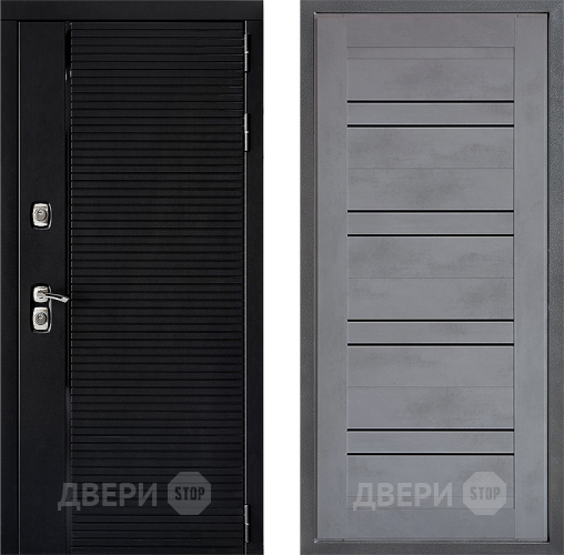 Входная металлическая Дверь Дверной континент ДК-1 ФЛ-49 Бетон серый в Клине
