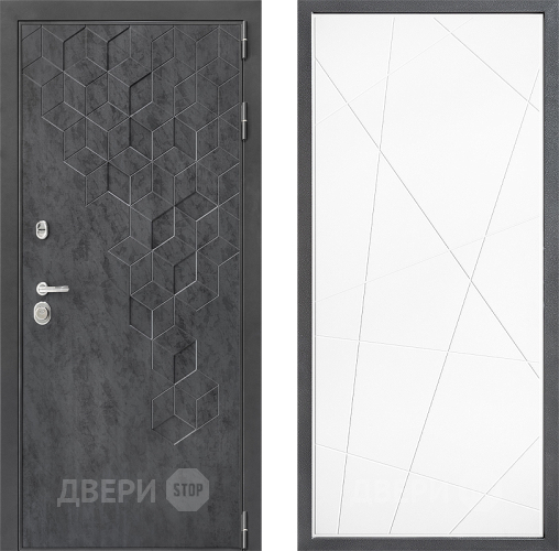 Дверь Дверной континент ДК-3/713 ФЛ-655 Белый софт в Клине