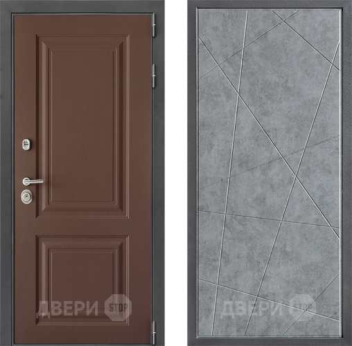 Дверь Дверной континент ДК-3/729 ФЛ-655 Бетон серый в Клине