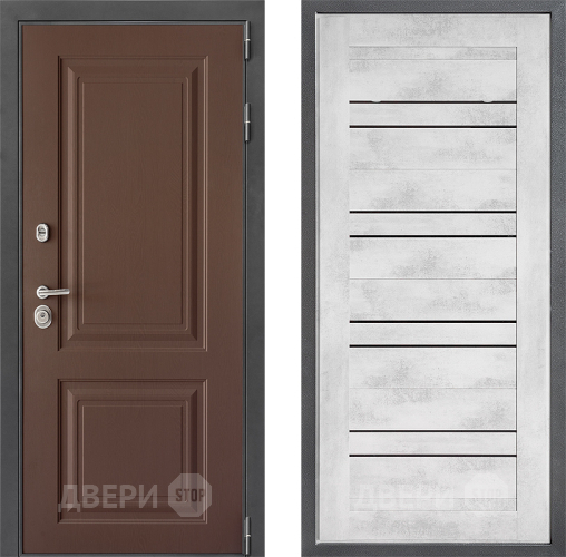 Дверь Дверной континент ДК-3/729 ФЛ-49 Бетон снежный в Клине