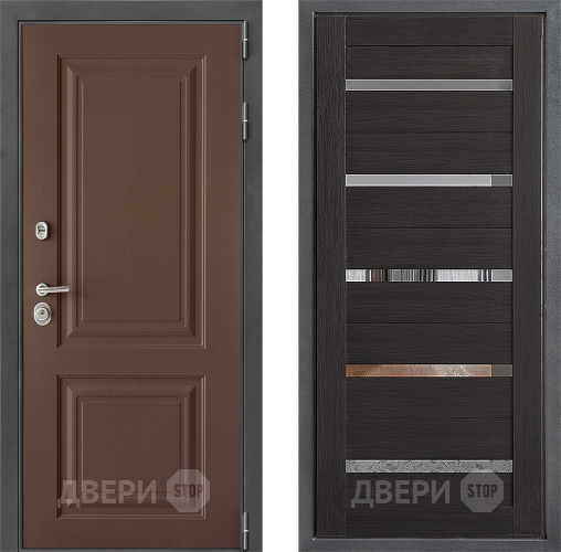 Входная металлическая Дверь Дверной континент ДК-3/729 ФЛ-47 Венге в Клине