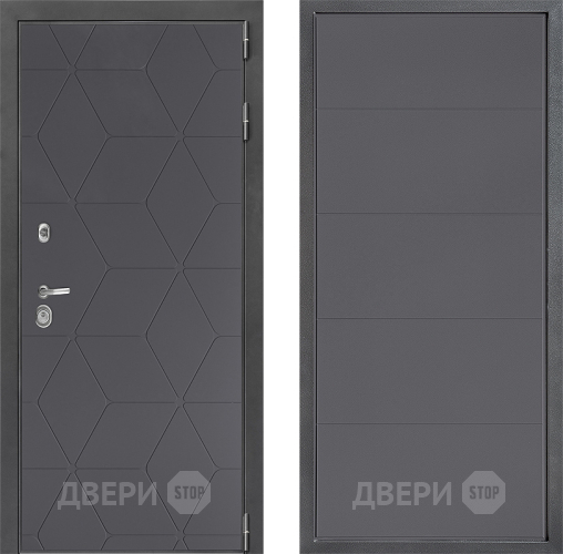 Входная металлическая Дверь Дверной континент ДК-3/744 ФЛ-649 Графит софт в Клине