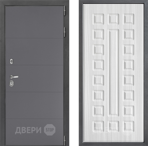 Входная металлическая Дверь Дверной континент ДК-3/649 ФЛ-183 Сандал белый в Клине