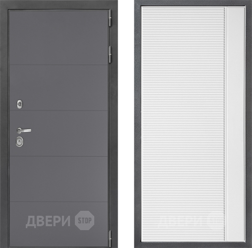 Дверь Дверной континент ДК-3/649 ФЛ-757 Белое Стекло Софт милк в Клине