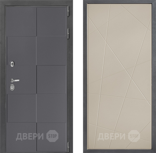 Входная металлическая Дверь Дверной континент ДК-3/606 ФЛ-655 Капучино в Клине