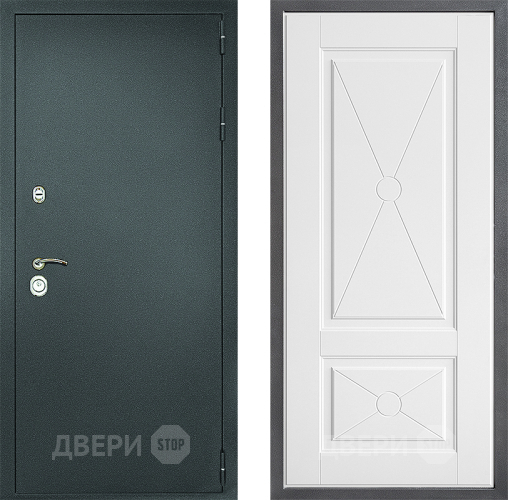 Входная металлическая Дверь Дверной континент Рубикон Серебро Дизайн ФЛ-617 Софт милк в Клине