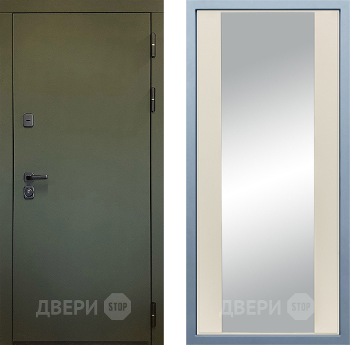 Входная металлическая Дверь Дива МД-61 Д-15 Зеркало Шампань в Клине