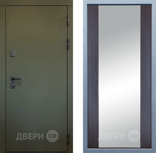 Входная металлическая Дверь Дива МД-61 Д-15 Зеркало Венге в Клине