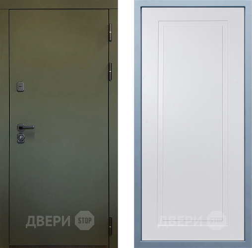 Входная металлическая Дверь Дива МД-61 Н-10 Белый в Клине