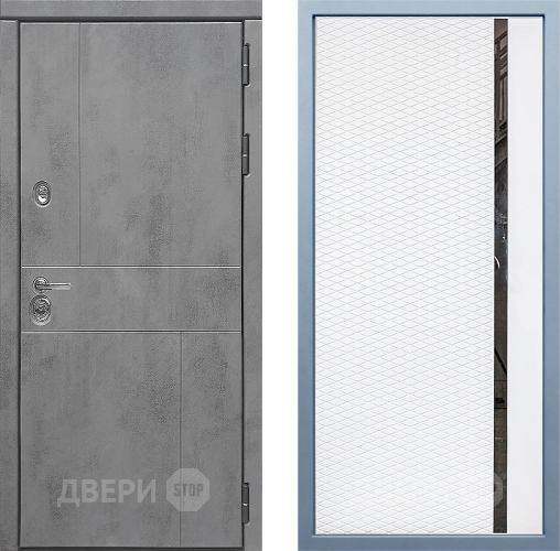 Входная металлическая Дверь Дива МД-48 МХ-47 Белый матовый в Клине