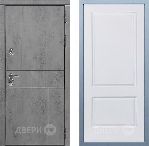 Входная металлическая Дверь Дива МД-48 Д-7 Белый в Клине