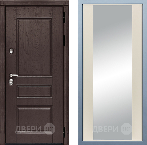 Дверь Дива МД-90 Д-15 Зеркало Шампань в Клине