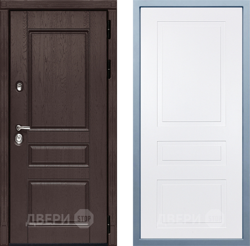 Дверь Дива МД-90 Н-13 Белый в Клине