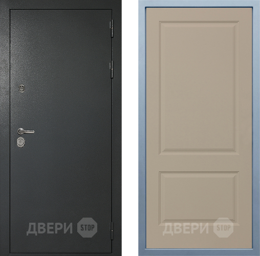 Входная металлическая Дверь Дива МД-40 Титан Д-7 Шампань в Клине