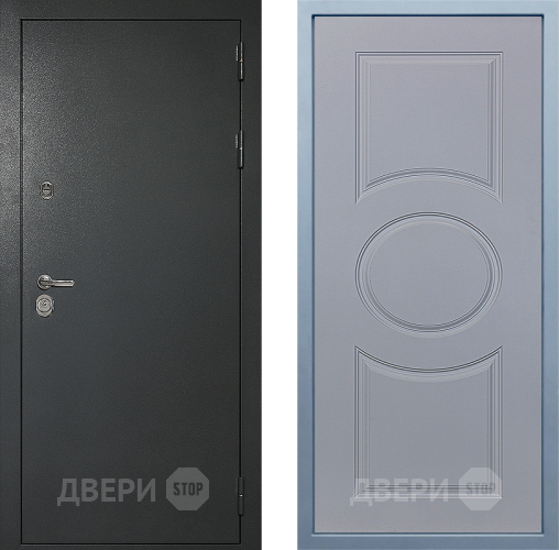 Входная металлическая Дверь Дива МД-40 Титан Д-8 Силк Маус в Клине