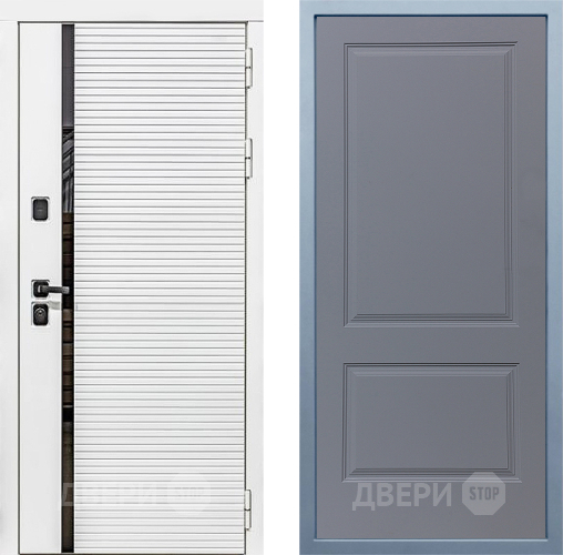 Дверь Дива МХ-45 Белая STR Д-7 Силк Маус в Клине