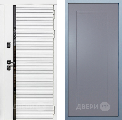Дверь Дива МХ-45 Белая STR Н-10 Силк Маус в Клине