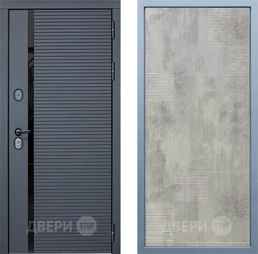 Дверь Дива МХ-45 STR Д-4 Бетон темный в Клине