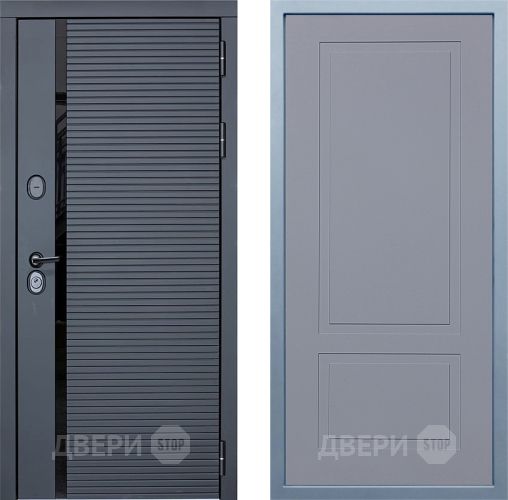 Входная металлическая Дверь Дива МХ-45 STR Н-7 Силк Маус в Клине