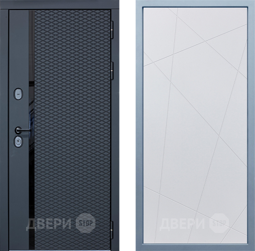 Входная металлическая Дверь Дива МХ-47 STR Д-11 Белый в Клине