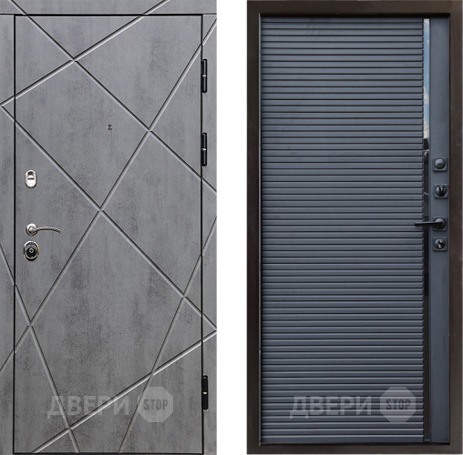 Дверь Престиж Лучи Porte Черный кварц в Клине