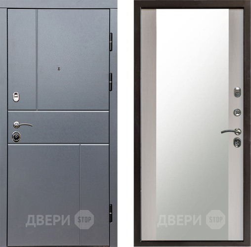 Дверь Престиж Горизонт Грэй Зеркало Лиственница белая в Клине