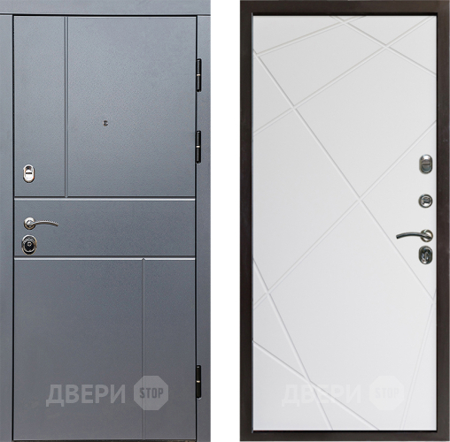 Дверь Престиж Горизонт Грэй Лучи Бетон белый в Клине