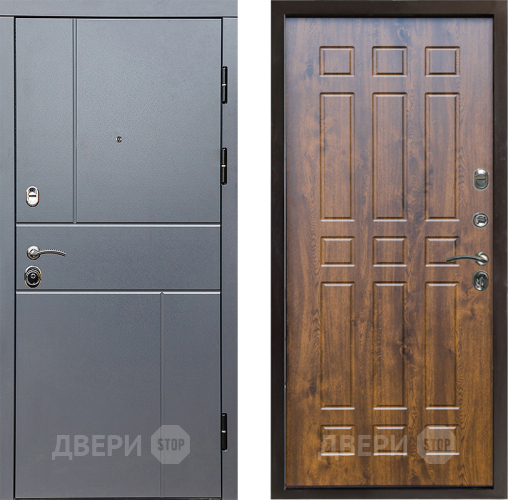 Входная металлическая Дверь Престиж Горизонт Грэй Спарта Дуб в Клине