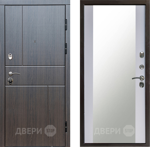 Дверь Престиж Горизонт Венге Зеркало Белый софт в Клине