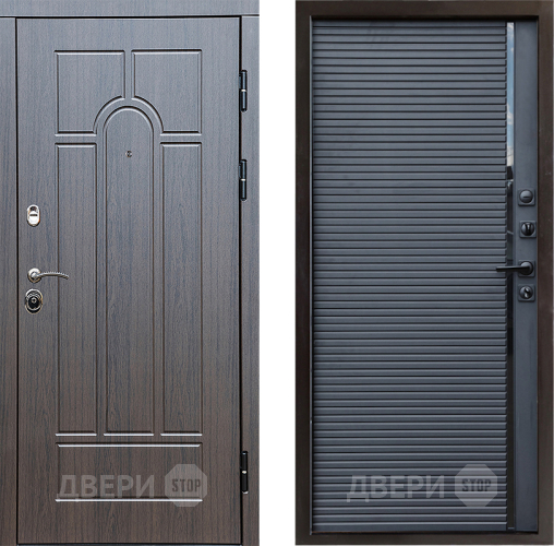 Входная металлическая Дверь Престиж Арка Porte Черный кварц в Клине