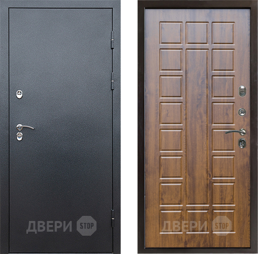Дверь Престиж TERMO с терморазрывом Снегирь Серебро Престиж Дуб в Клине