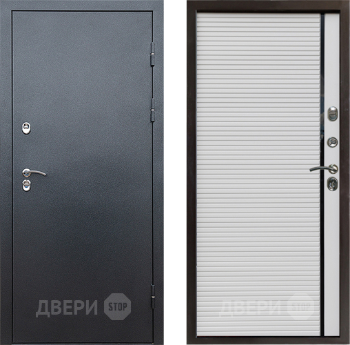 Дверь Престиж TERMO с терморазрывом Снегирь Серебро Porte Белый в Клине