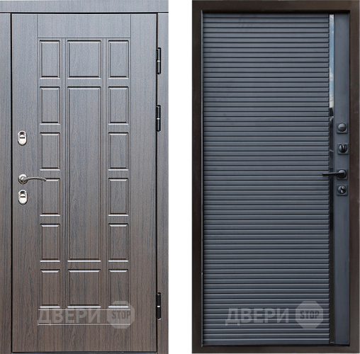Дверь Престиж TERMO с терморазрывом Престиж Porte Черный кварц в Клине