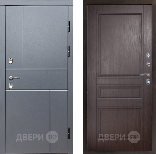 Дверь Престиж TERMO с терморазрывом Горизонт Грэй Классика Венге в Клине