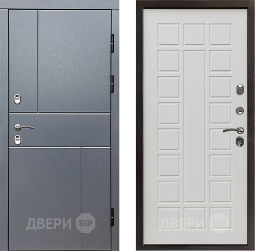Входная металлическая Дверь Престиж TERMO с терморазрывом Горизонт Грэй Престиж Бежевый мат в Клине
