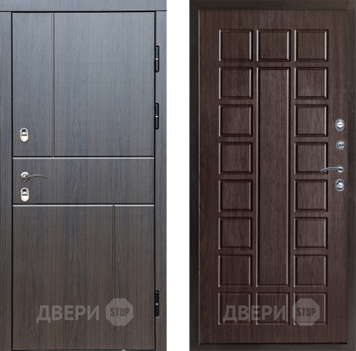 Входная металлическая Дверь Престиж TERMO с терморазрывом Горизонт Венге Престиж Венге в Клине