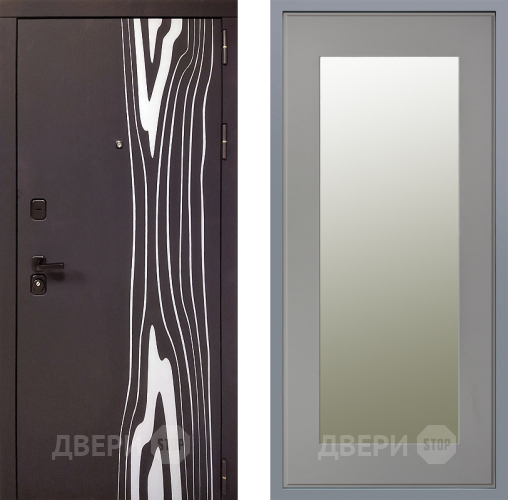 Дверь Заводские двери Леванте Зеркало Модерн Грей софт в Клине