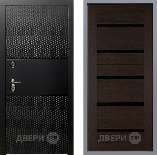 Дверь Заводские двери Тефлон СБ-1 орех тисненый в Клине