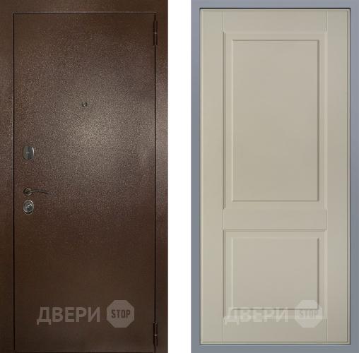 Дверь Заводские двери Эталон 3к антик медь Доррен Шампань в Клине
