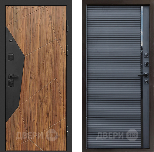 Входная металлическая Дверь Престиж Avangard Porte Черный кварц в Клине