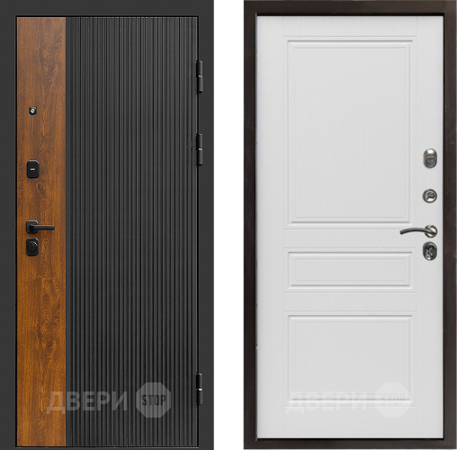 Входная металлическая Дверь Престиж Prestizh Классика Лиственница белая в Клине