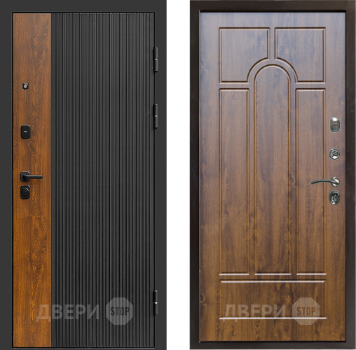 Входная металлическая Дверь Престиж Prestizh Арка Дуб в Клине