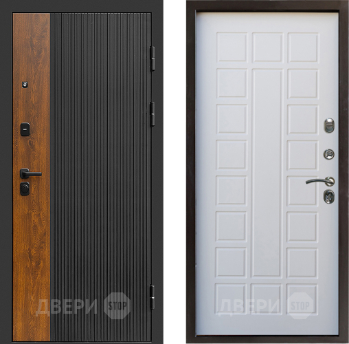 Входная металлическая Дверь Престиж Prestizh Престиж Белое дерево в Клине