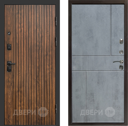 Входная металлическая Дверь Престиж Tvist Горизонт Бетон темный в Клине