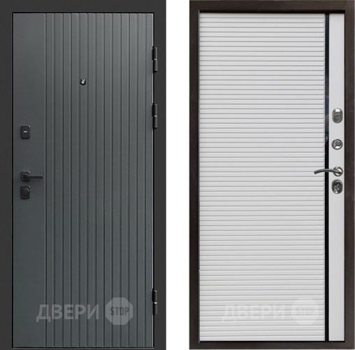 Входная металлическая Дверь Престиж Tvist Grey Porte Белый в Клине