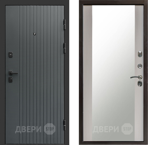 Дверь Престиж Tvist Grey Зеркало Лиственница белая в Клине