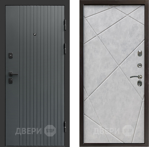 Дверь Престиж Tvist Grey Лучи Бетон светлый в Клине